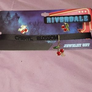 Cheryl Blossom Choker and Earrings